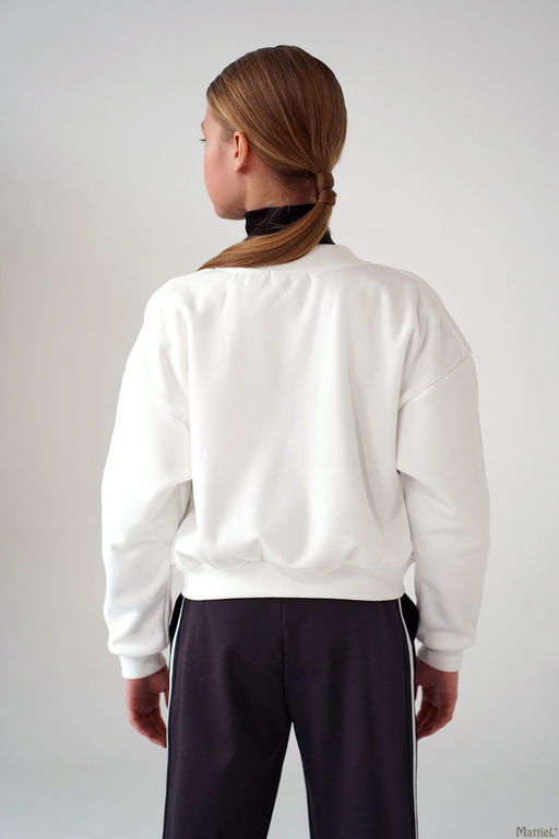 MATTIEL Бомбер D257 из премиального интерсофта с легким начёсом  фото 18