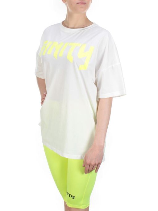 KD-865 WHITE/LIGHTGREEN Костюм-двойка женский 7986 TREND