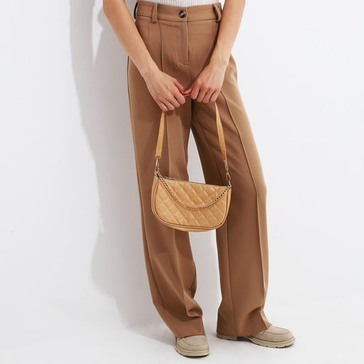 Сумка багет на молнии, цвет бежевый - Simaland фото 8