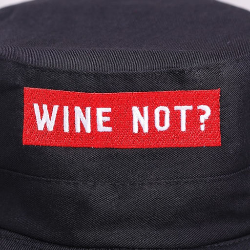 Панама Wine not?, цвет чёрный, 56-58 рр. - Overhat фото 6