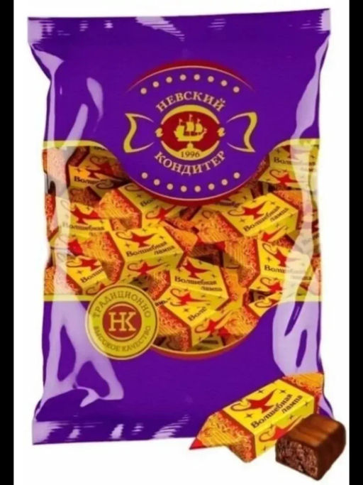 Волшебная лампа (P131) конф глазир с корпусом типа пралине вес 1000 г (Невский кондитер)