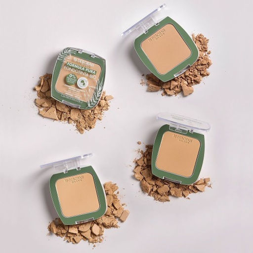 DEBORAH Тональная пудра-основа FORMULA PURA FONDOTINTA BIO тон 01 белоснежный, 9 г  фото 3