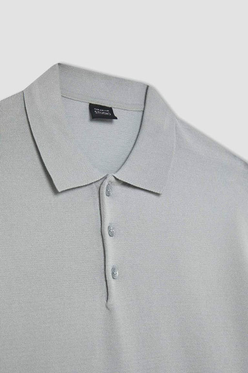 Трикотажная футболка-поло приталенного кроя с короткими рукавами - Defacto фото 8