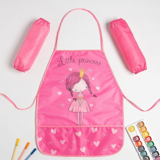 Фартук детский с нарукавниками «Этель» Cute girl, 49×39 см