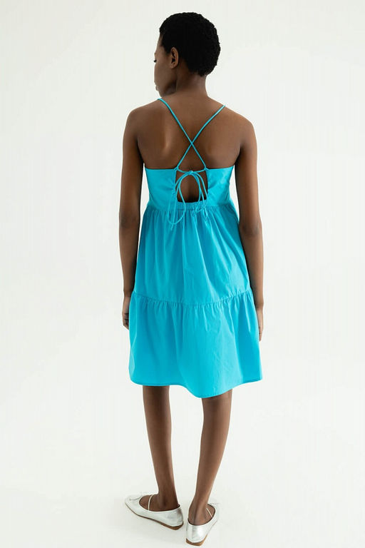 Ярко-голубое платье - Incity фото 12