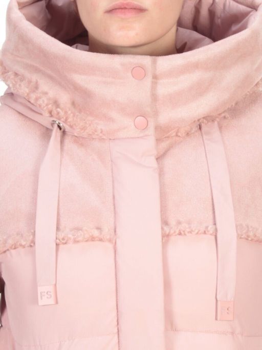 GWD21536P PINK Пальто зимнее женское PURELIFE (200 гр. холлофайбер) - Fashion фото 9