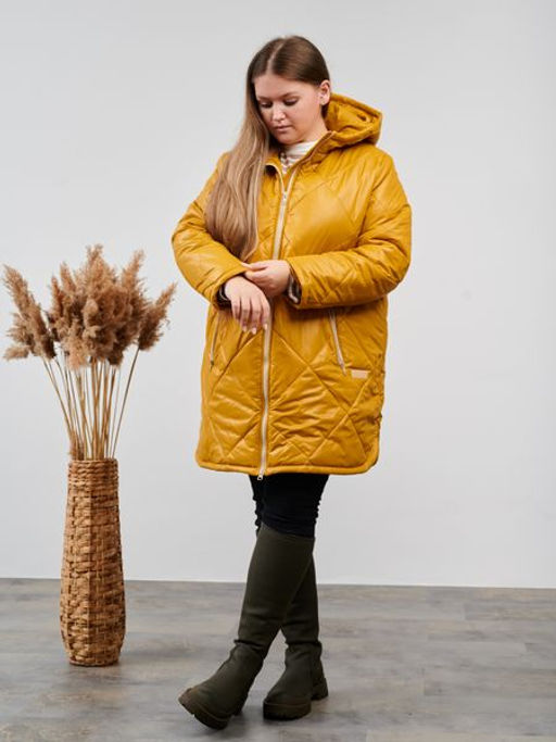 Полупальто Руди горчичный - Yollochka фото 7