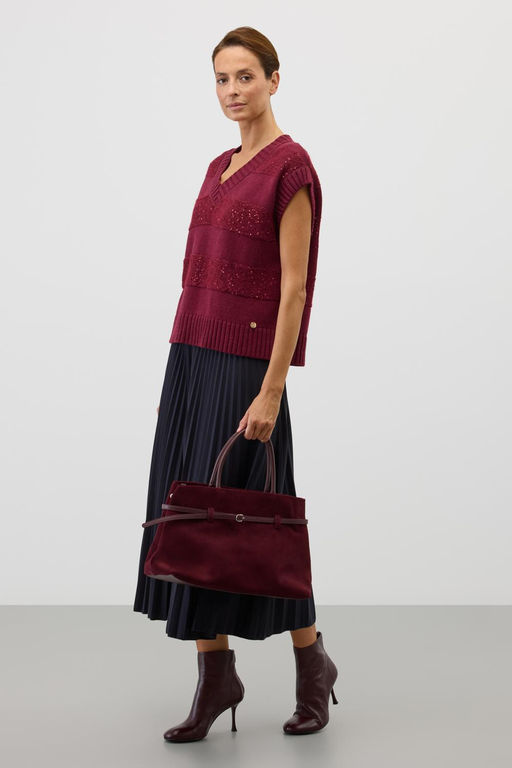 ЕВ 30265/ш/бордо жилет жен