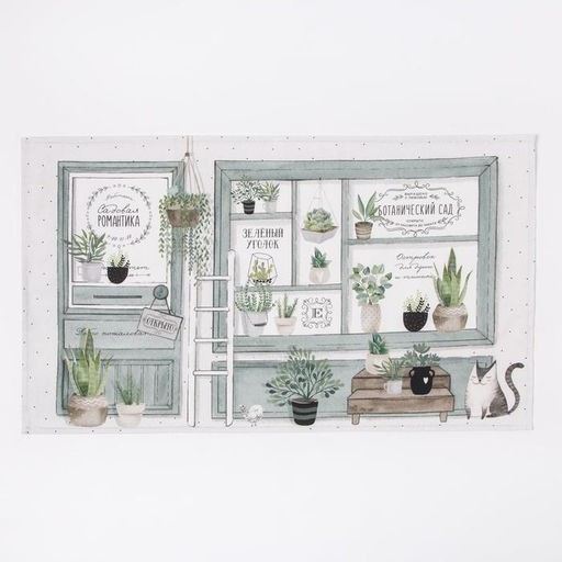 Полотенце Этель Романтика 40х73 см, 100% хлопок, саржа 190 г/м2  фото 2