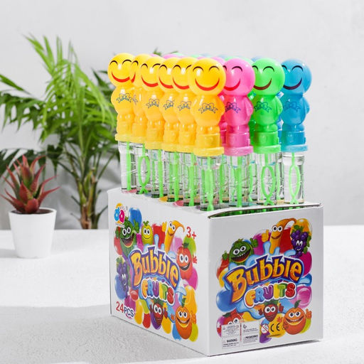 Цена за 24 шт. Мыльные пузыри Эмоции, МИКС, 160 мл - Funny toys фото 3