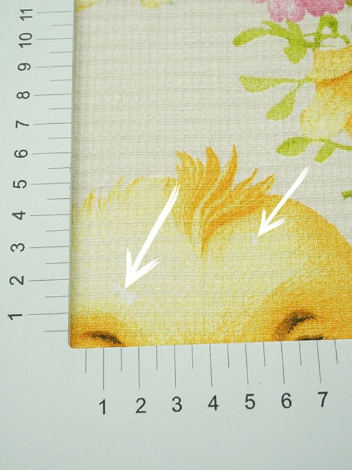 Вафельное полотно (холст) Солнечная Пасха, ш.0.5м, хлопок-100%, 170гр/м.кв, раппорт 63см - Купава фото 7