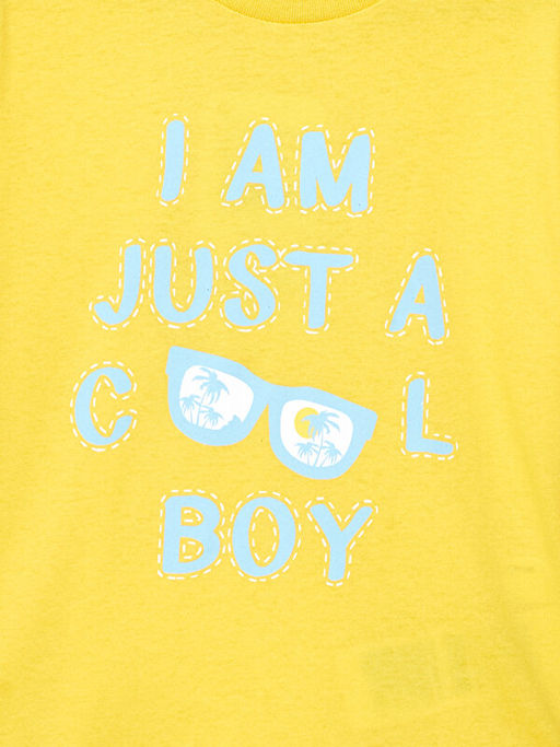 Bisiklet Yaka K?sa Kollu Bask?l? Erkek Bebek Ti??rt - Waikiki фото 2