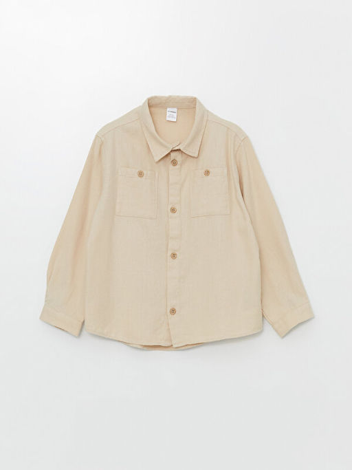 Uzun Kollu Basic Erkek ?ocuk G?mlek