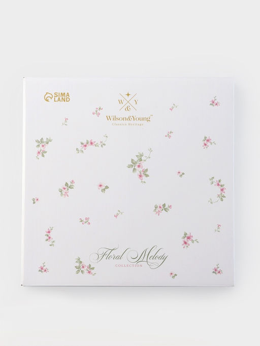 Тарелка WY Spring flowers, d=20 см, фарфор, белая