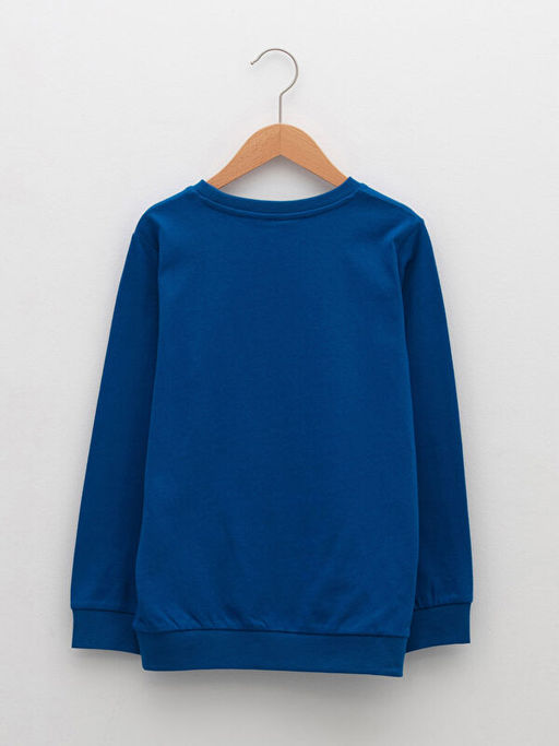 Bisiklet Yaka Spiderman Bask?l? Uzun Kollu Erkek ?ocuk Sweatshirt - Waikiki фото 2