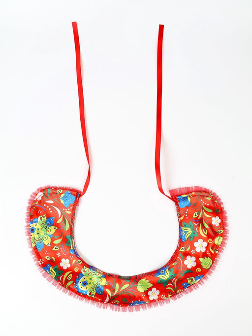 Карнавальный набор «Народная краса»: юбка р-р 40-48, воротник, повязка, цвет красный