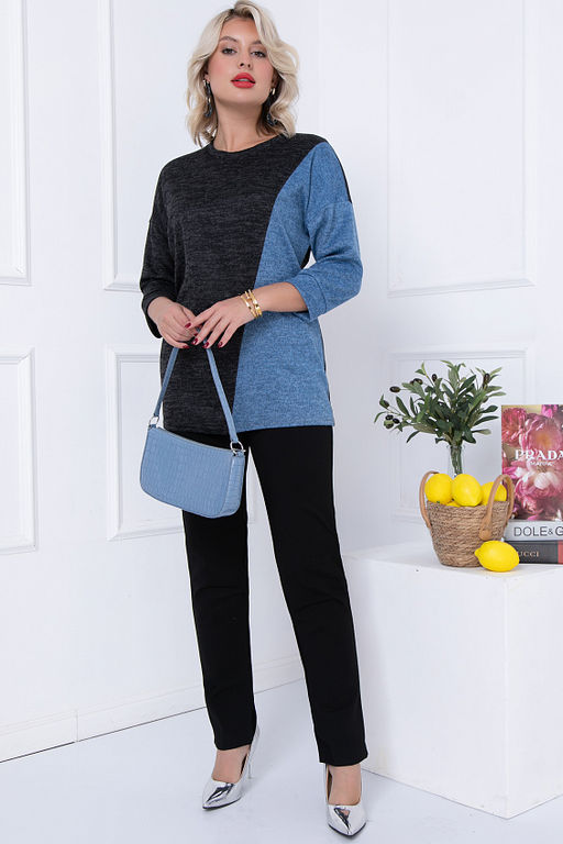 ДЖЕМПЕР РОДИГО (БЛЭК БЛУ) - Bellovera фото 4