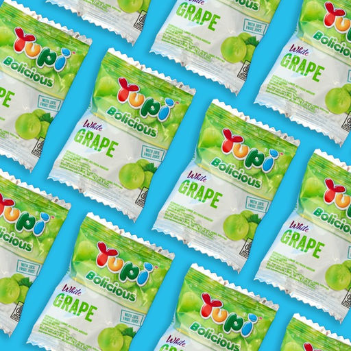 Цена за 24 шт. Мармелад Yupi со вкусом винограда, 5 г - Simaland фото 2