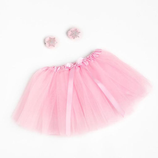 Набор для фотосессии KAFTAN Пушистая снежинка; юбка трёхслойная и заколки для волос