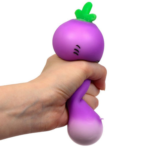 Антистресс сквиш мялка «Морковки», с пастой, тянучка, в шоубоксе, МИКС