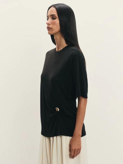 Футболка с брошью / Zarina  фото 4