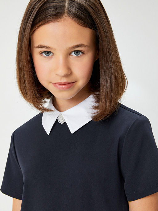 ACOOLA / Платье детское для девочек Dragee темно-синий  фото 6