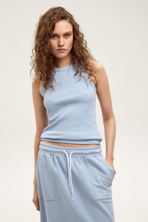 ЕВТ 3296/голубой кашемир майка жен