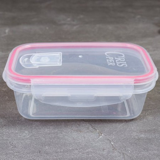 Салатник 5 штук прямоугольный с крышками / 805-5 /уп 36/ 170, 500, 900, 1600, 2500 мл - Галеонтрейд фото 5