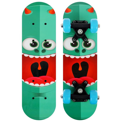 Скейтборд детский ONLITOP Монстрик, 4414 см, колёса PVC 50 мм, пластиковая рама фото 2