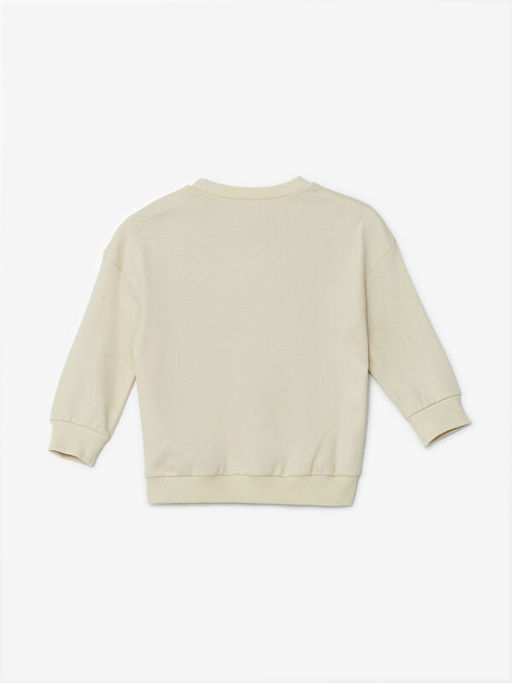 Bisiklet Yaka Uzun Kollu Bask?l? Erkek Bebek Sweatshirt - Waikiki фото 2