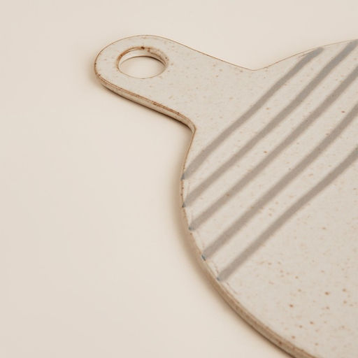 Блюдо для подачи SL Home «Райяс», 30×23 см, керамика, бежевое