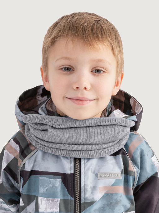 Снуд 17м22126 серый меланж