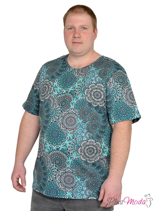Футболка Модель №1198 размеры 44-84 - Plusmoda фото 2
