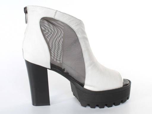 03-PDD166-2 WHITE Полуботинки женские (натуральная кожа) - No name фото 15