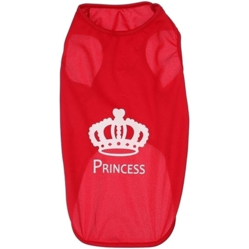 Цена за 2 шт. Майка для кошек и собак мелких пород "Бонита на стиле", мамина принцесса, размер ХL (обхват шеи 36, длина спинки 39см, объем груди 54см, от 9 до 11кг)