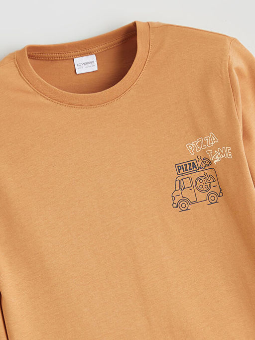 Bisiklet Yaka Erkek ?ocuk Pijama Tak?m?