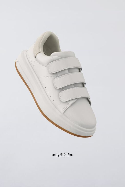 LEATHER PLIMSOLLS WITH STRAPS - Zara фото 7