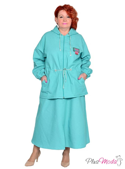 Жакет-парка Модель №1908 размеры 44-84 - Plusmoda фото 14