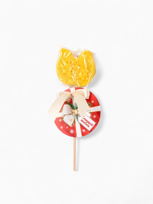 Цена за 2 шт. Леденец новогодний Подарок, в форме подковы, 24 г - Фабрика счастья фото 3