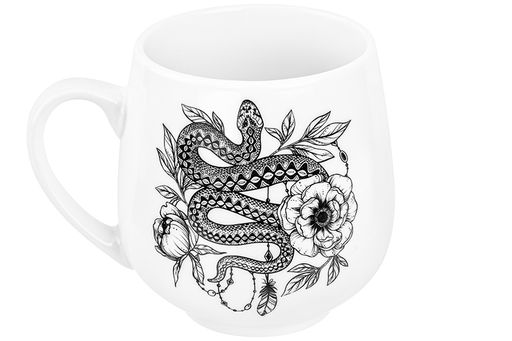 Кружка 530 мл 13,5*10,5*10,7 см Змеиный амулет NEW BONE CHINA - Elan gallery фото 5
