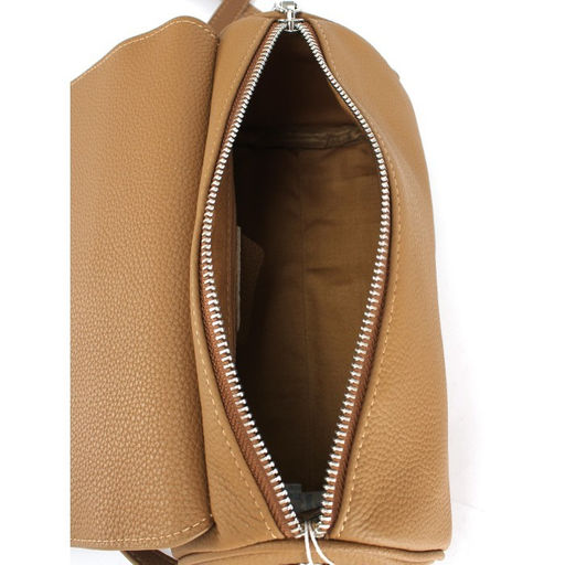 Сумка женская натуральная кожа GU 2066-7176, 1отд, плечевой ремень, тем.бежевый SALE 261177 - Adelia фото 8