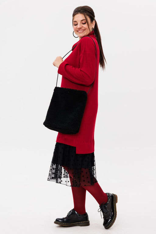 Платье ANELLI 1740 красный бархат  фото 3