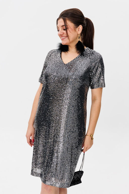 Платье ANELLI 1441 звездное небо  фото 6