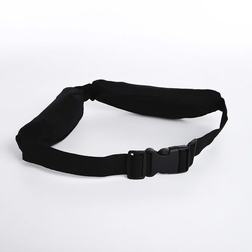 Поясная сумка для бега на молнии, цвет чёрный/зелёный - Simaland фото 8