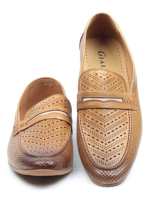 C148-3 BROWN Полуботинки мужские (натуральная кожа)