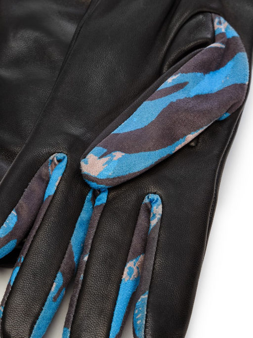 Перчатки женские ш+каш. IS00146 black/ocean - Eleganzza фото 3