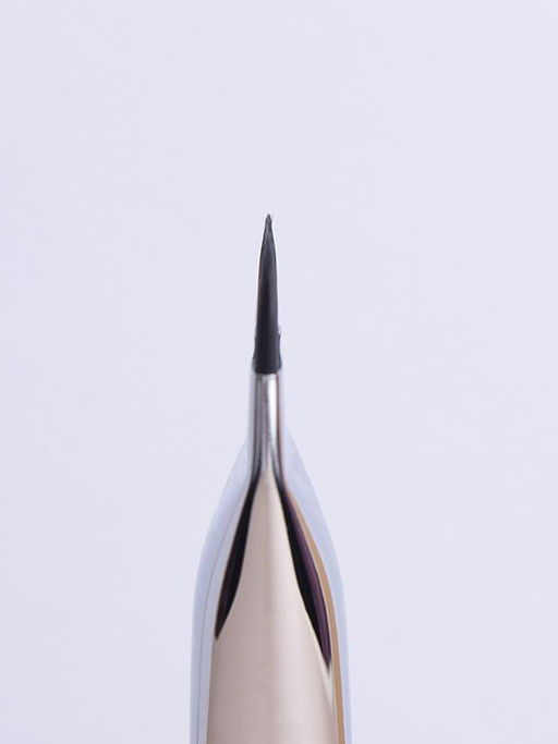 Kristaller Плоская макияжная кисть для нанесения тональных средств и масок, ворс нейлон, черный