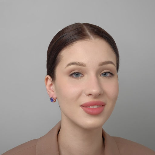 Серьги со стразами «Эдель» овал кружево, синие в розовом золоте