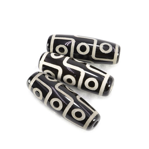 Бусина Дзи уп-2шт 9 глаз символизируют рост благосостояния от 9 планет