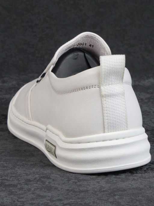 03-58571-JD01 WHITE Полуботинки спортивные мужские (натуральная кожа)